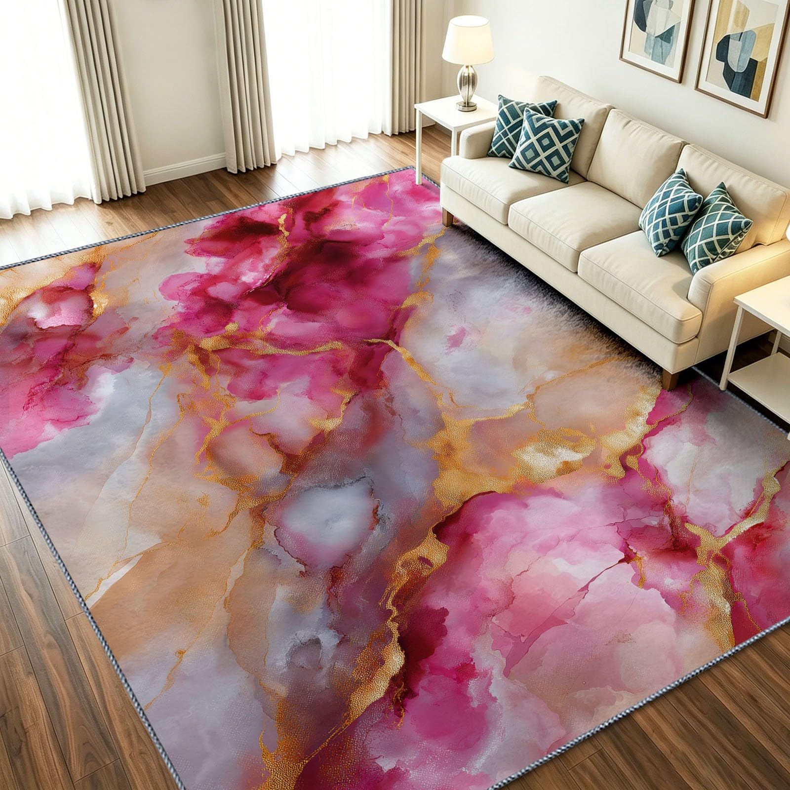 Tapis antidérapant 60x90 lavable fini les glissades et les tapis sales