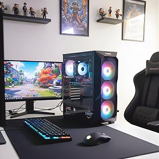 CHIST I7 Gaimng Pc Full Setup (4th gen core i7 4790/16GB Ram/ 256GB NVME SSD / 500GB HDD / 22-INCH Full HD Monitor/Keyboar... Price In India