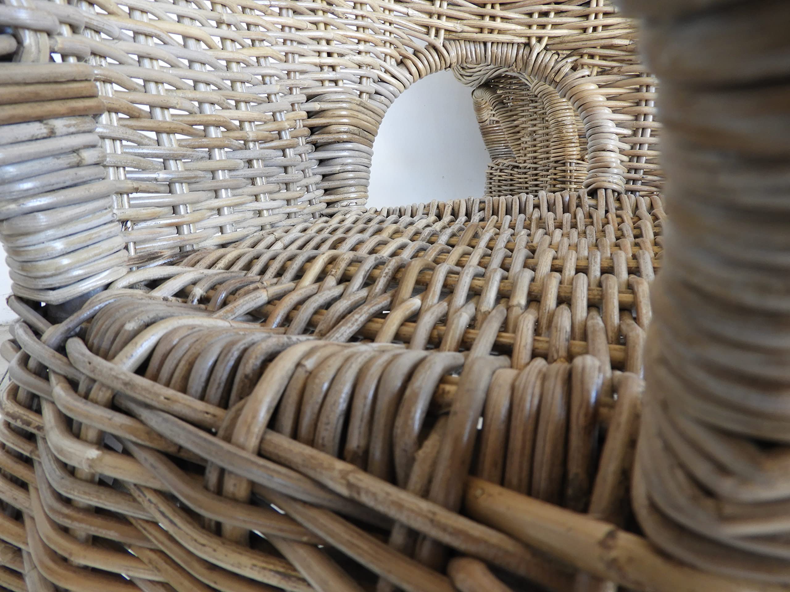 Poltrona vimini rattan 70x70x90 H wewnątrz i na zewnątrz