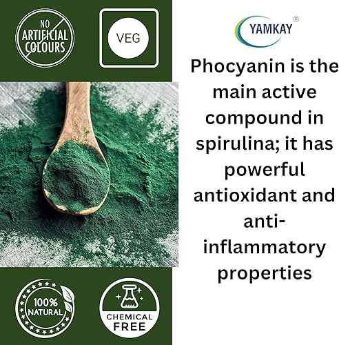 Miniatura 5 de Natural Spirulina Powder (300 GM)