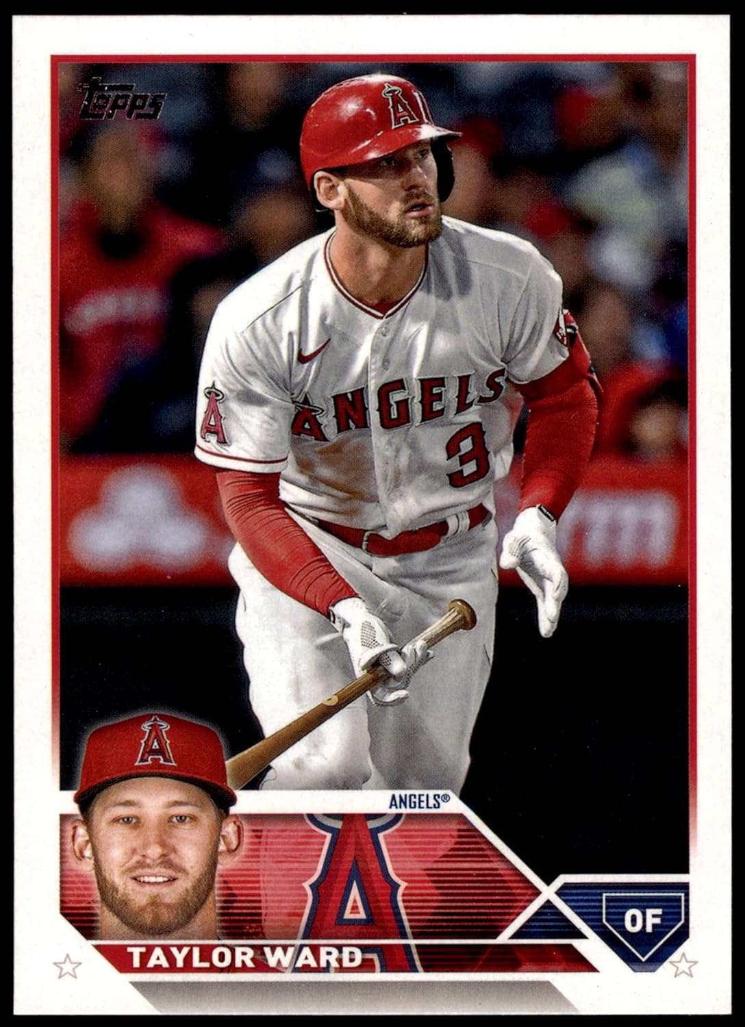 Front of 2023 Topps #103 Taylor Ward baseball card
