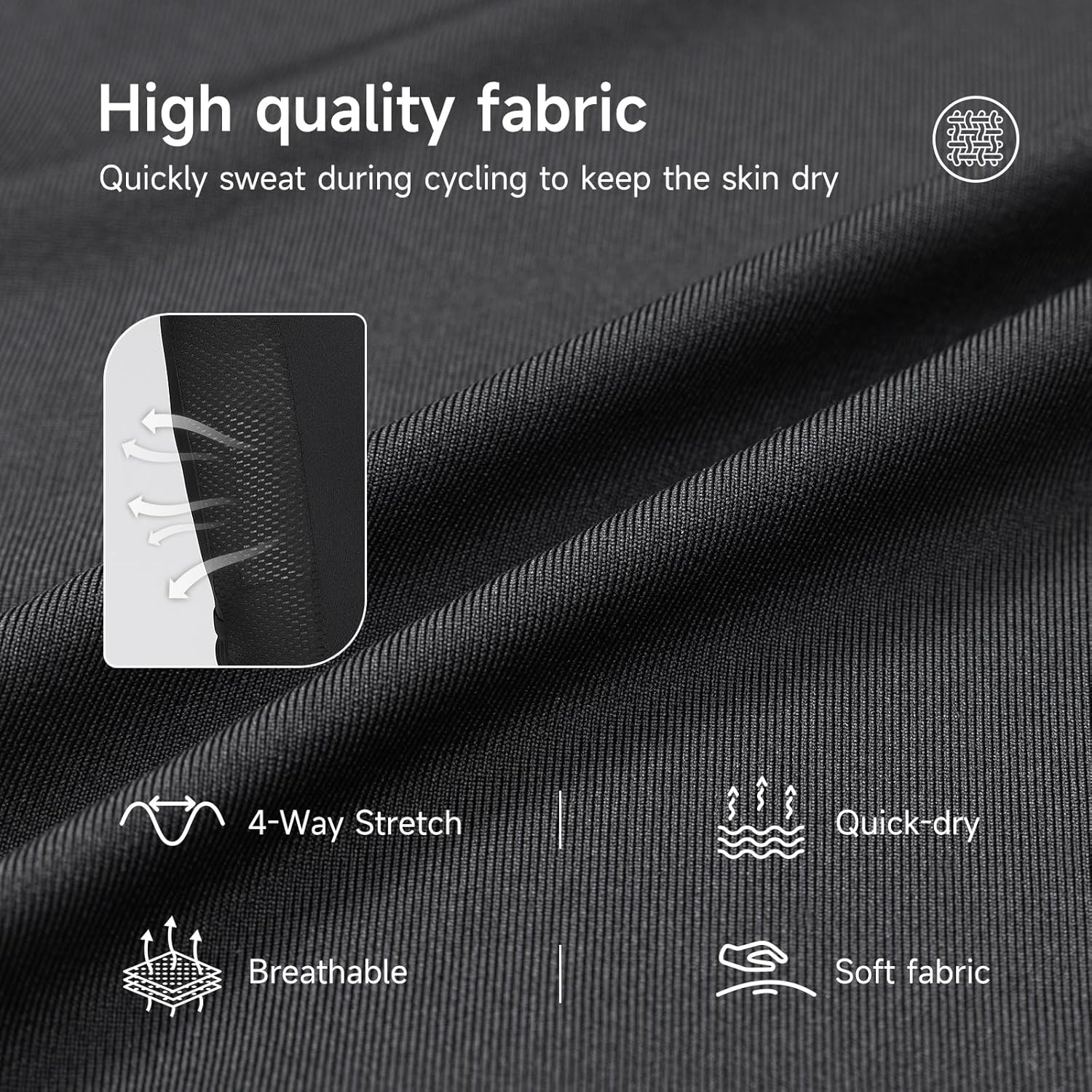 Santic Women's Cycling Jersey Long Sleeve Top Road Bike Shirt Full Zipper UPF 50+ Bike Jersey with Pockets