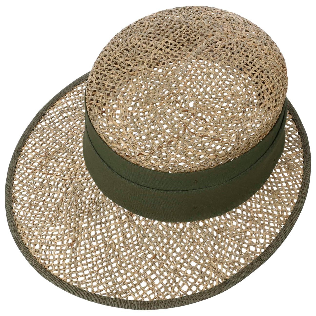 LIPODO Berretto di Paglia Breezy Donna - Made in Italy Cappellino Estivo da Spiaggia Visiera Sole con Primavera/Estate Estate