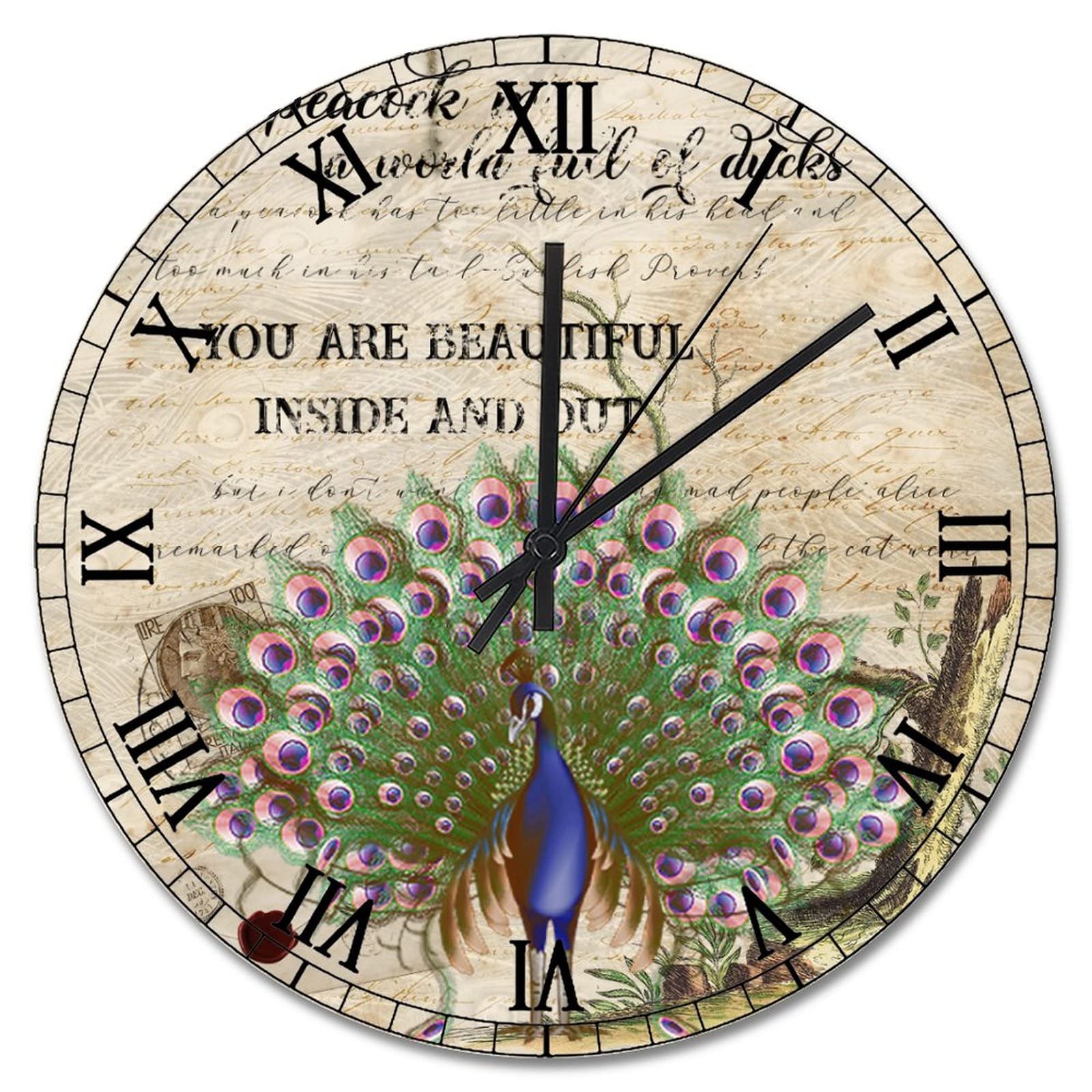 Horloge murale de ferme rustique pour sublimer la déco de cuisine