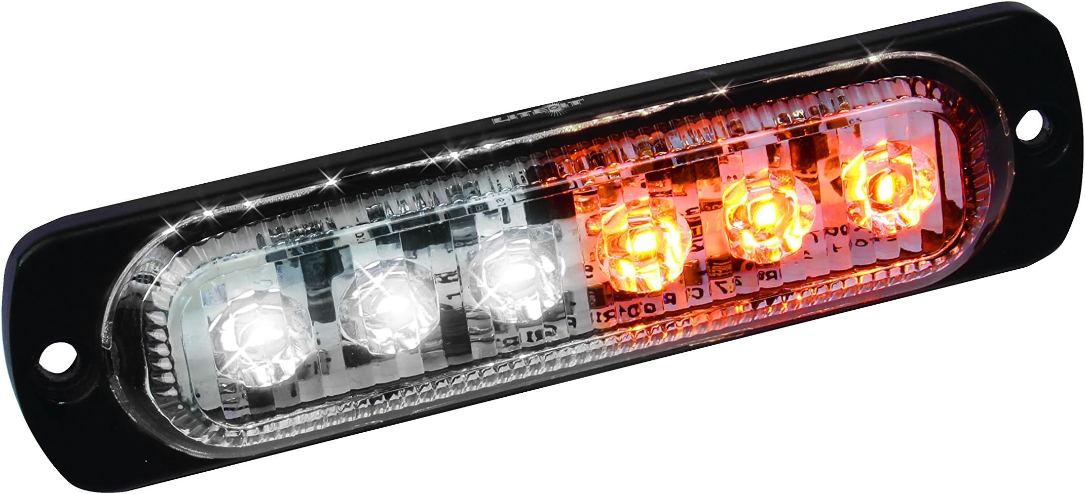 Ultra Slim 6-Watt Amber/White LED Strobe