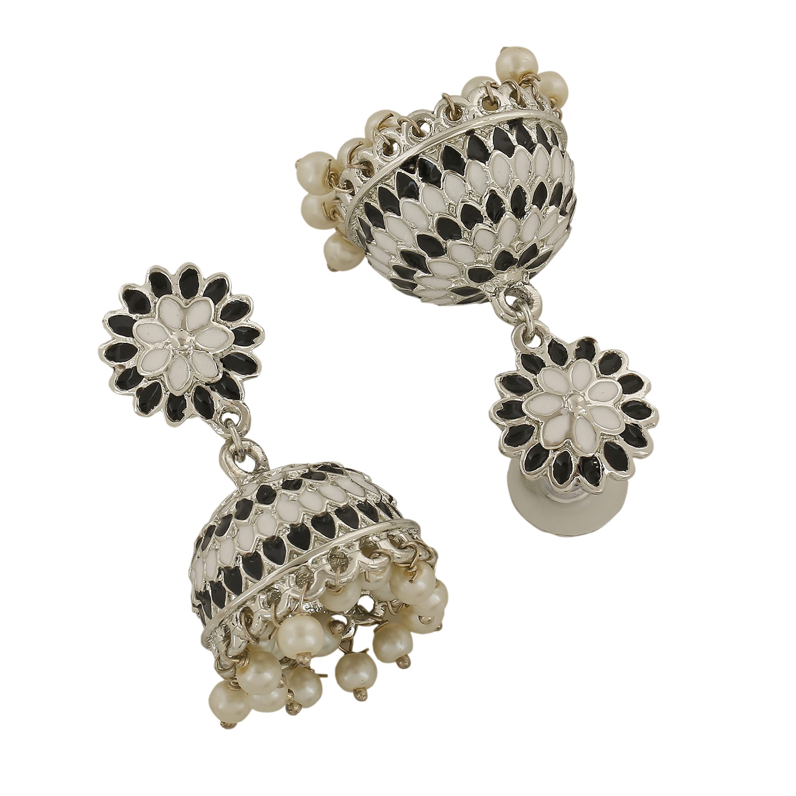 Stylish Meenakari Jhumki Earrings Collection