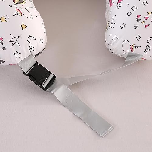 Miniatura 9 de BATTOP Almohada de lactancia para lactancia materna, con fundas extraíbles, almohadas de lactancia materna de tamaño grande para mamá, alimentación