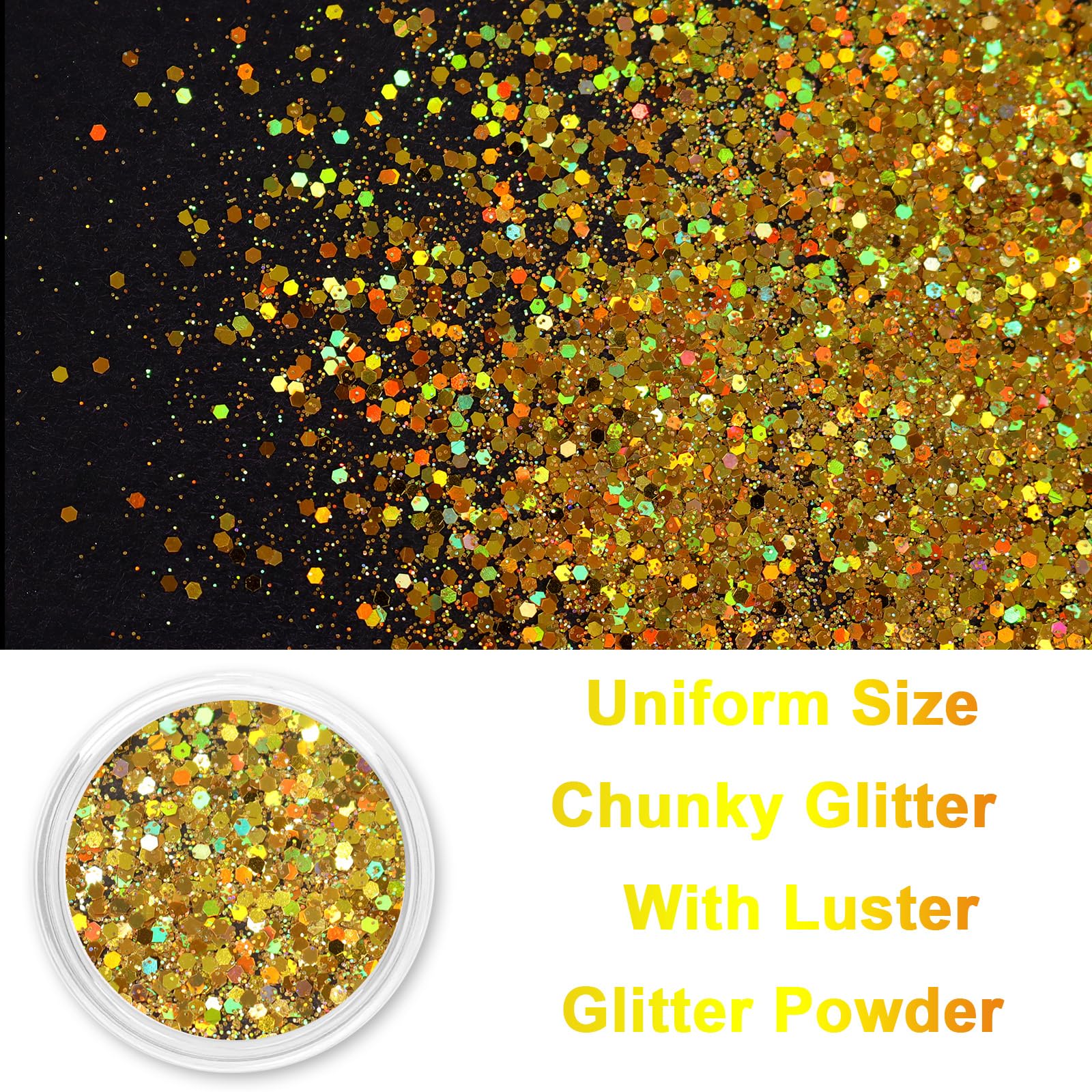 Renfio Holographic Glitter - Image 2