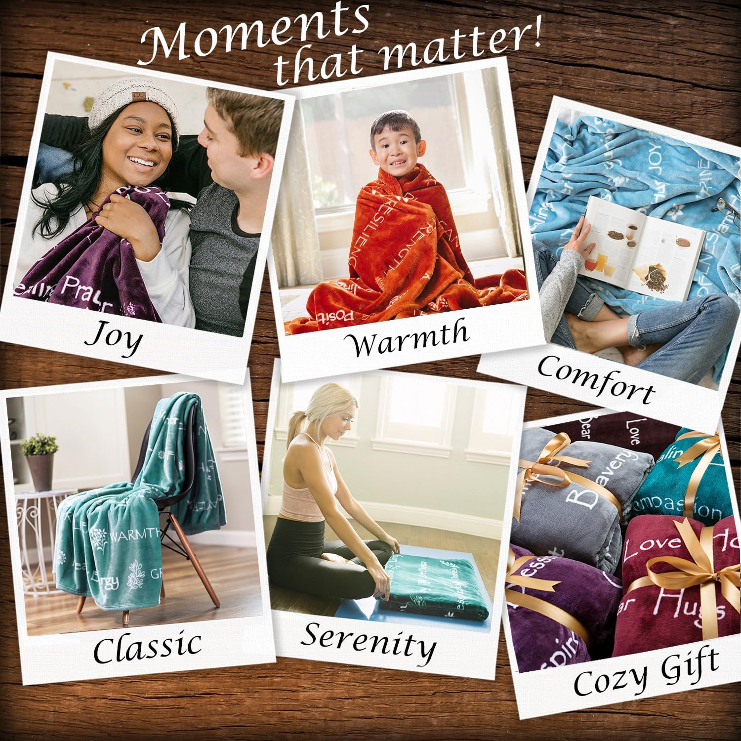 Chanasya Premium Healing Thoughts Sympathy Caring Gift Message Throw Blanket - Prayer Comfort Thoughtful Encouraging Soft Blanket for Health Women Men Best Friend Cancer Sick Chemo Get Well Gift