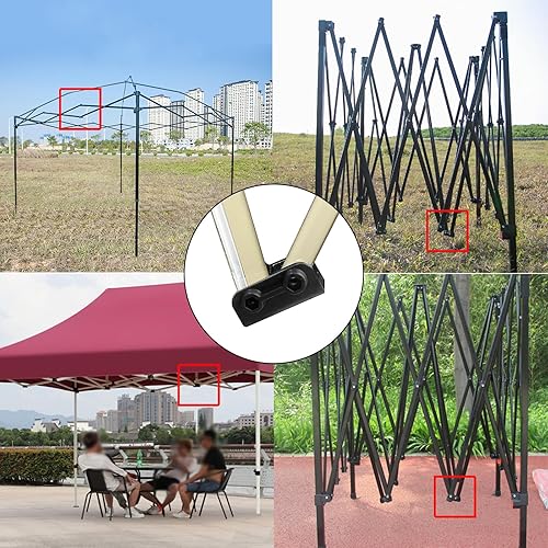 Miniatura 6 de 4 piezas de repuesto para kiosco emergente de 2 vías, piezas de repuesto para tienda de campaña, piezas de repuesto para toldo con soporte