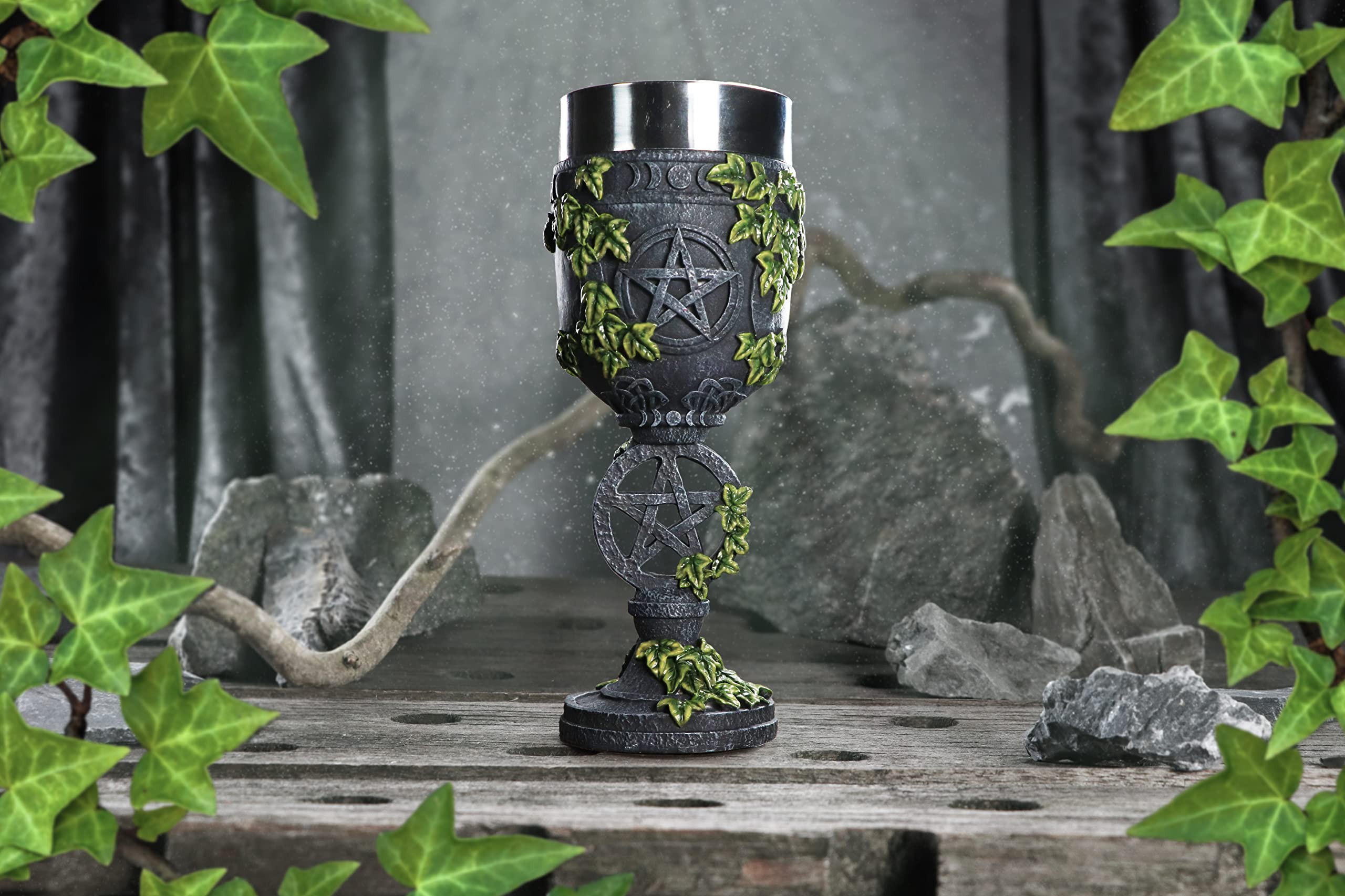 Nemesis Now Aged Pentagram Goblet Unisex Cáliz Standard Poliresina