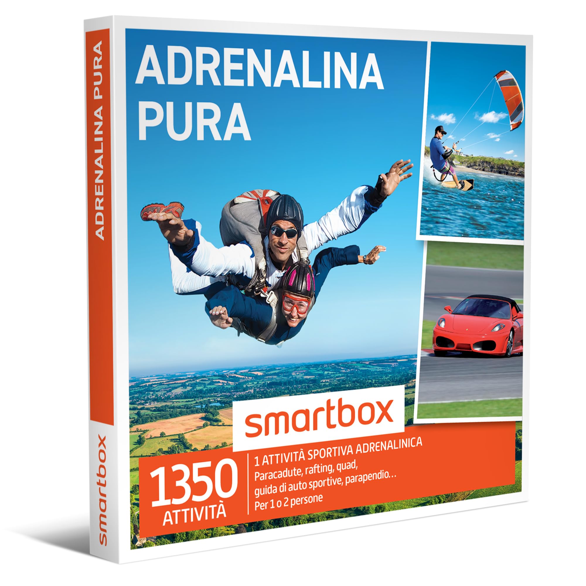 SMARTBOX - Adrenalina pura - Cofanetto regalo - 1 sport estremo per 1 o 2 persone