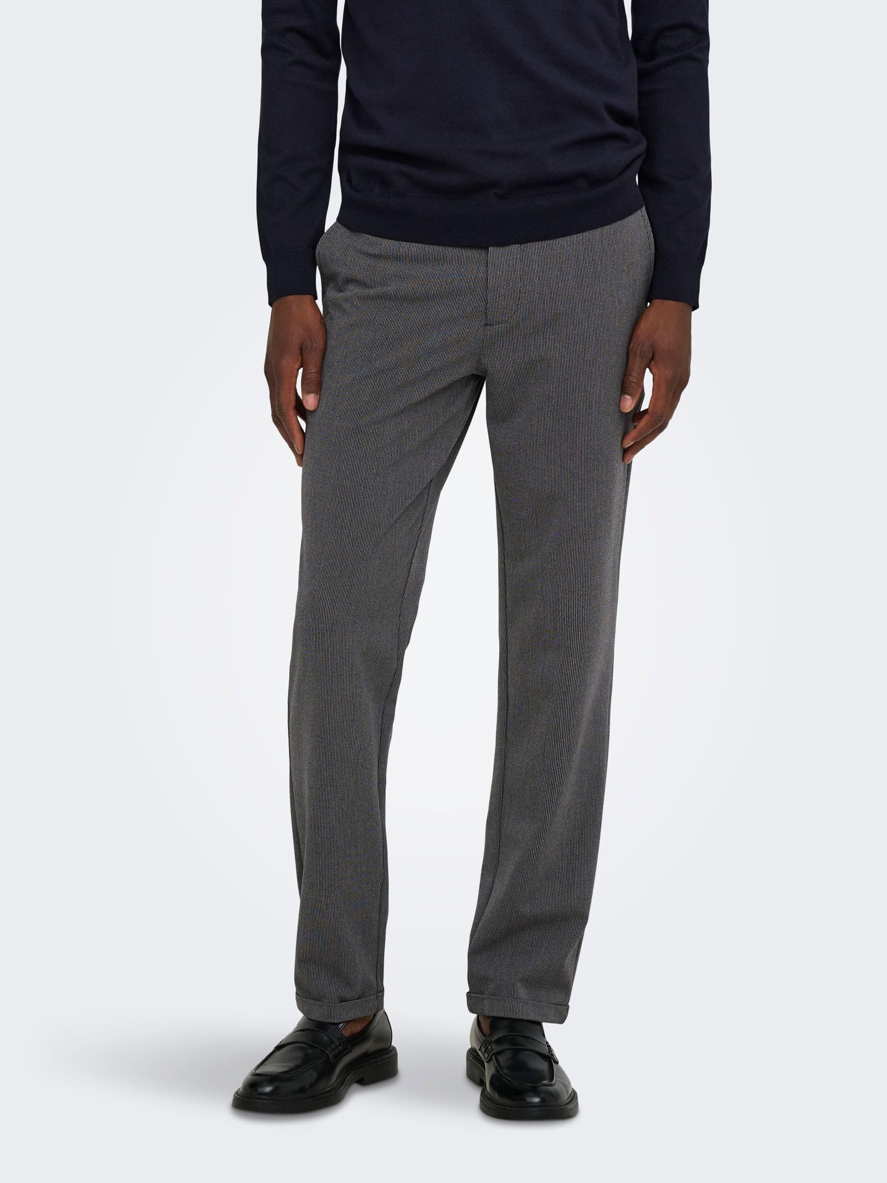 Only & Sons - Onsweft Reg Fine Stripe 0652 Pants Noos, Onsweft Reg Fine Stripe 0652 - Pantaloni Noos Uomo