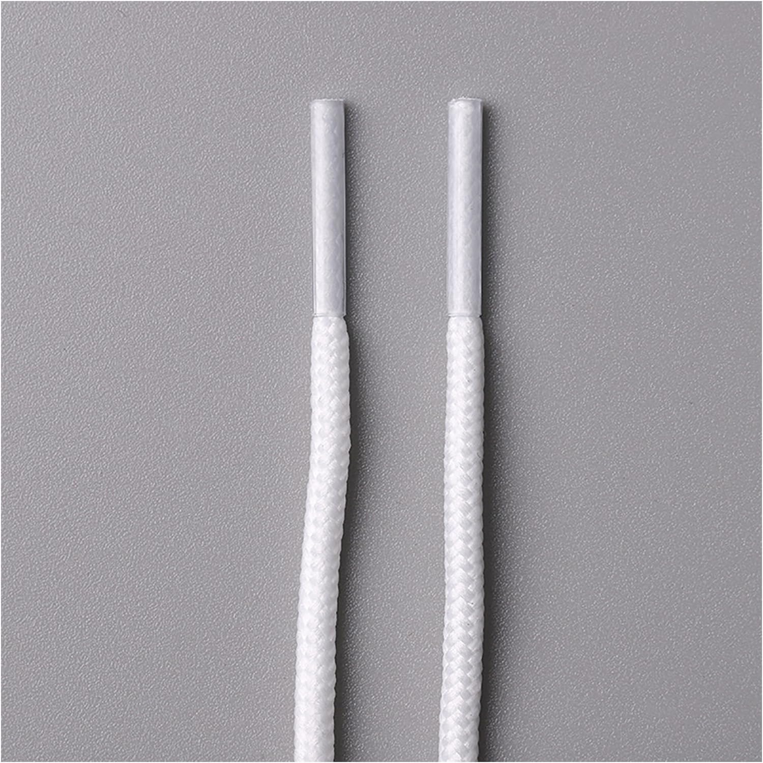 RLECS 60PCS Shoe Lace End Caps 25mm/40mm Transparent Plastic Heat Shrink Wire Protection Sleeves Suitable for Backpack Webbing Tent Guy Rope Data Cable Insulation Securing Handmade Jewellery image 5