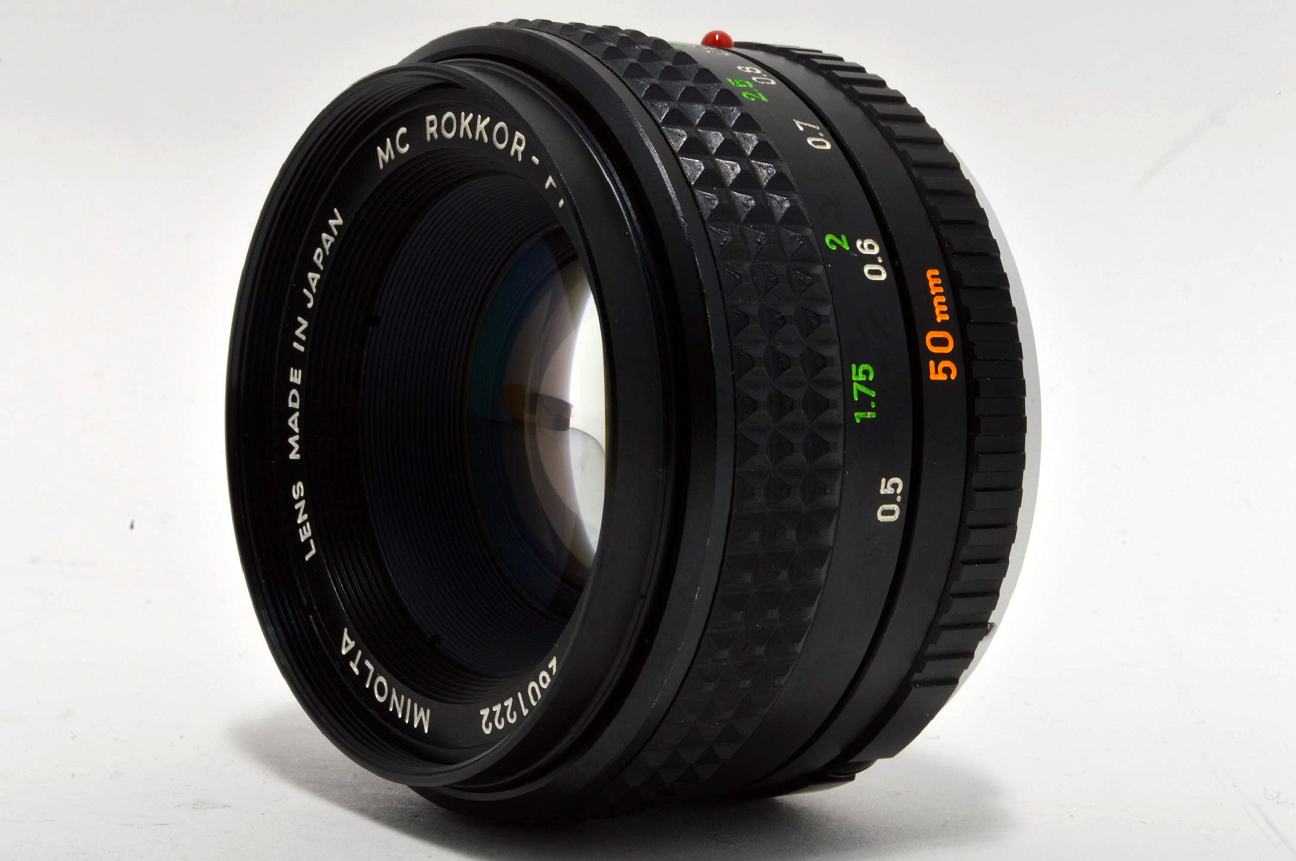 MINOLTA MC ROKKOR-PF 50mm F/1.7 MF Lens S/N:260122252732 : Amazon