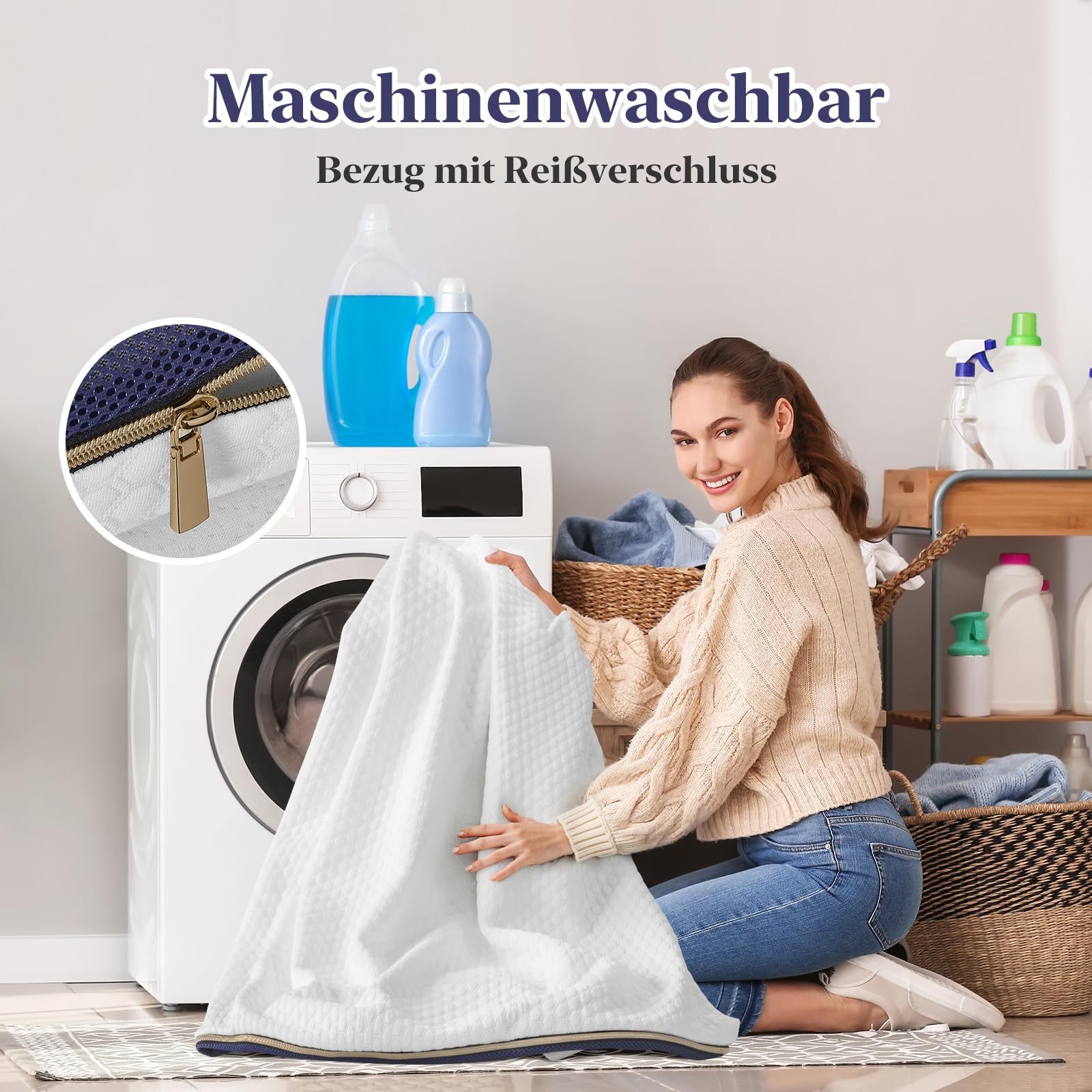 BedStory 10cm Topper 180x200cm, H3&H4 Gel Memory Foam Matratzentopper, Öko-TEX Zertifiziert Gelschaum Matratzentopper, geeignet für diejenigen, die einen härteren Topper bevorzugen