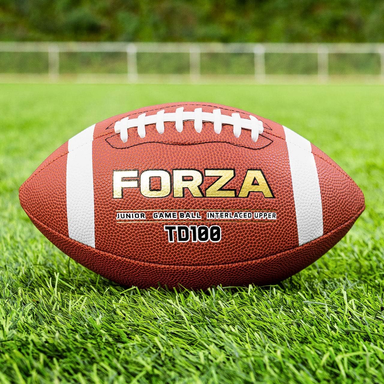 FORZA TD100 Football Game Balls | Junior to Offical Size Options Available | Ultimate High Grip Design | Packs of 1-40