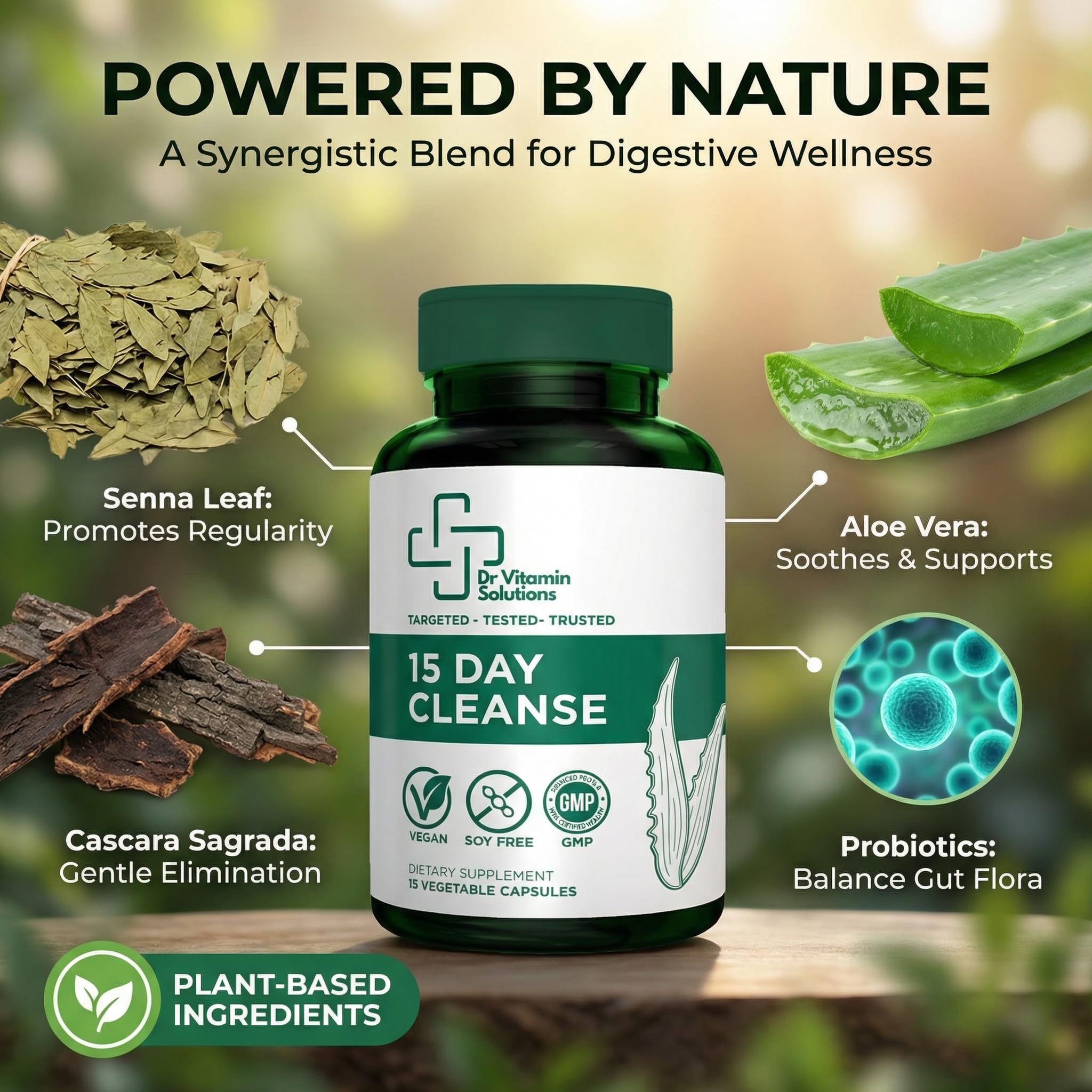 15 Day Colon Cleanse & Detox for Women and Men - Gentle Gut Cleanse — Amazon image 4