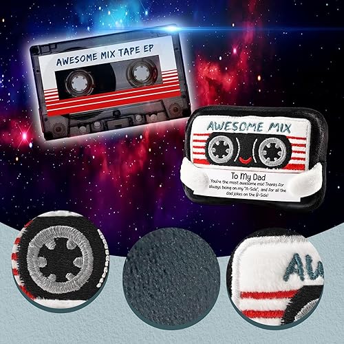 Miniatura 4 de Regalos divertidos para papá de hija e hijo  Bonita cinta de casete retro de felpa, sentimental día del padre, cumpleaños, Navidad, día de San