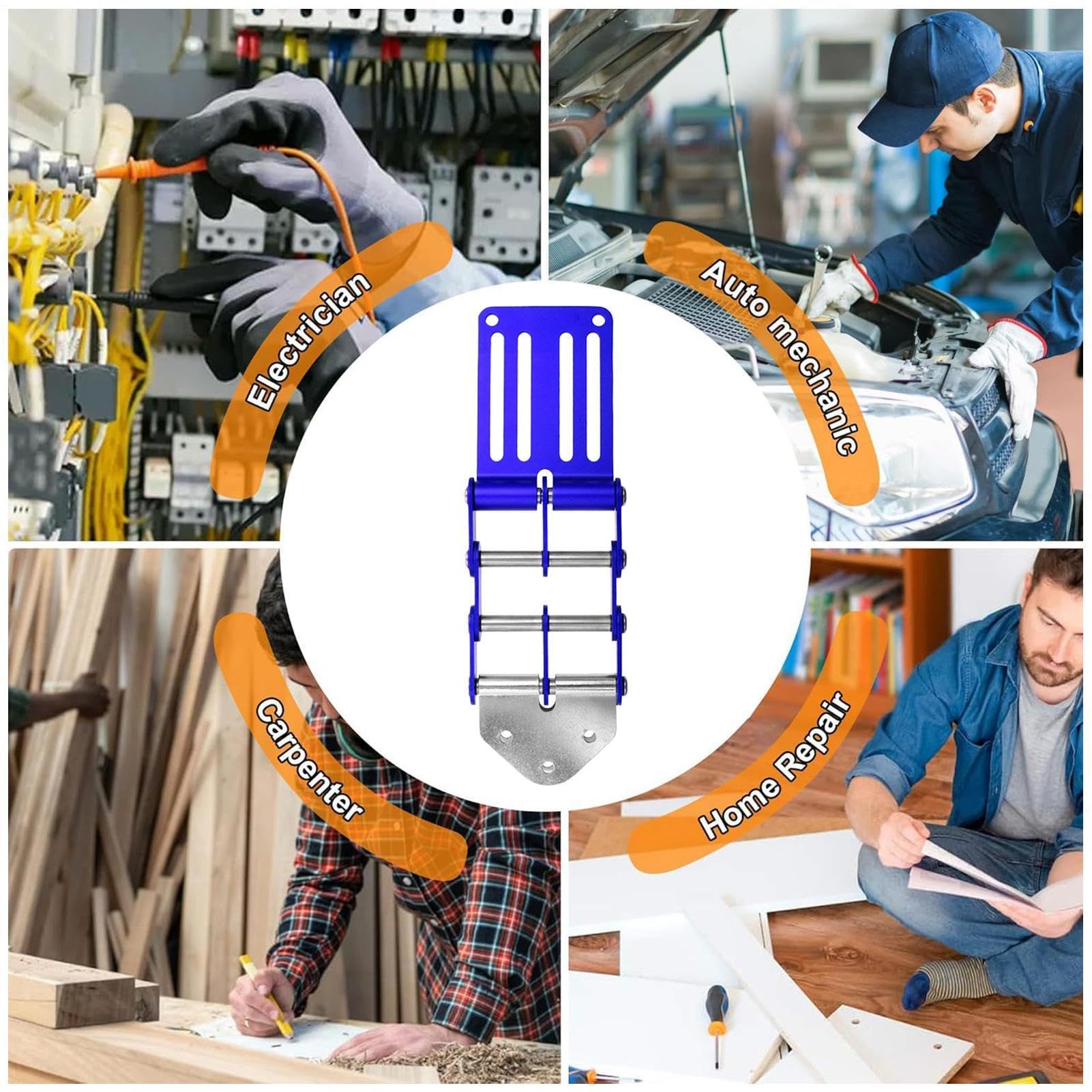 Ganci per Utensili | Supporto per Passante per Cintura in alluminio | Supporto per Strumenti di Cintura | per Chiave, Metro Nastro, Trapano, Martello, Torcia, Cantiere, Lavori E Attività