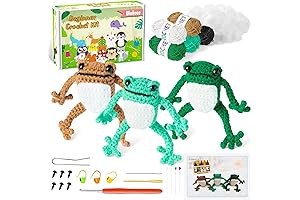 BWkoss Frog Crochet Kit for Beginners: The Ultimate Kit for Amigurumi Enthusiasts
