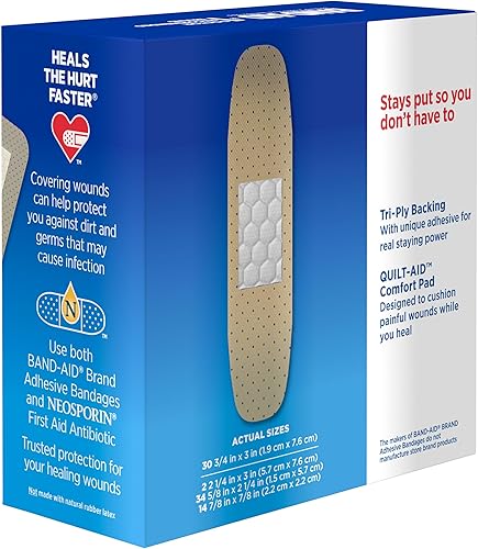 Miniatura 5 de Band-Aid Brand Tru-Stay Sheer Strips Adhesive Sterile Bandages for First Aid & Wound Protection, Individually Wrapped Wound Care Bandages for Minor