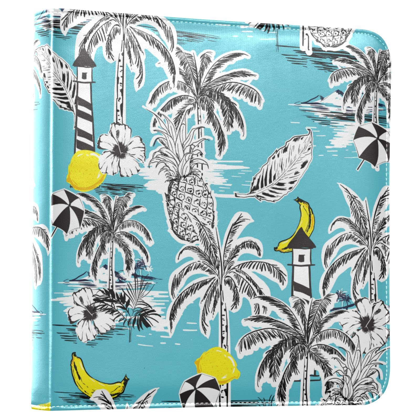 Álbum de fotos, álbumes de fotos, autoadhesivos, para estantería de fotos, álbumes de fotos para 6 x 8 pulgadas, color azul isla tropical