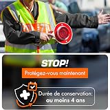 Upgrade4cars Kit di Pronto Soccorso 2026 per Auto Casa Viaggio Trekking ecc. Cassetta Medica Primo Soccorso Completo Portatile Rosso Borsa di Emergenza Completa per tutta Europa - 5