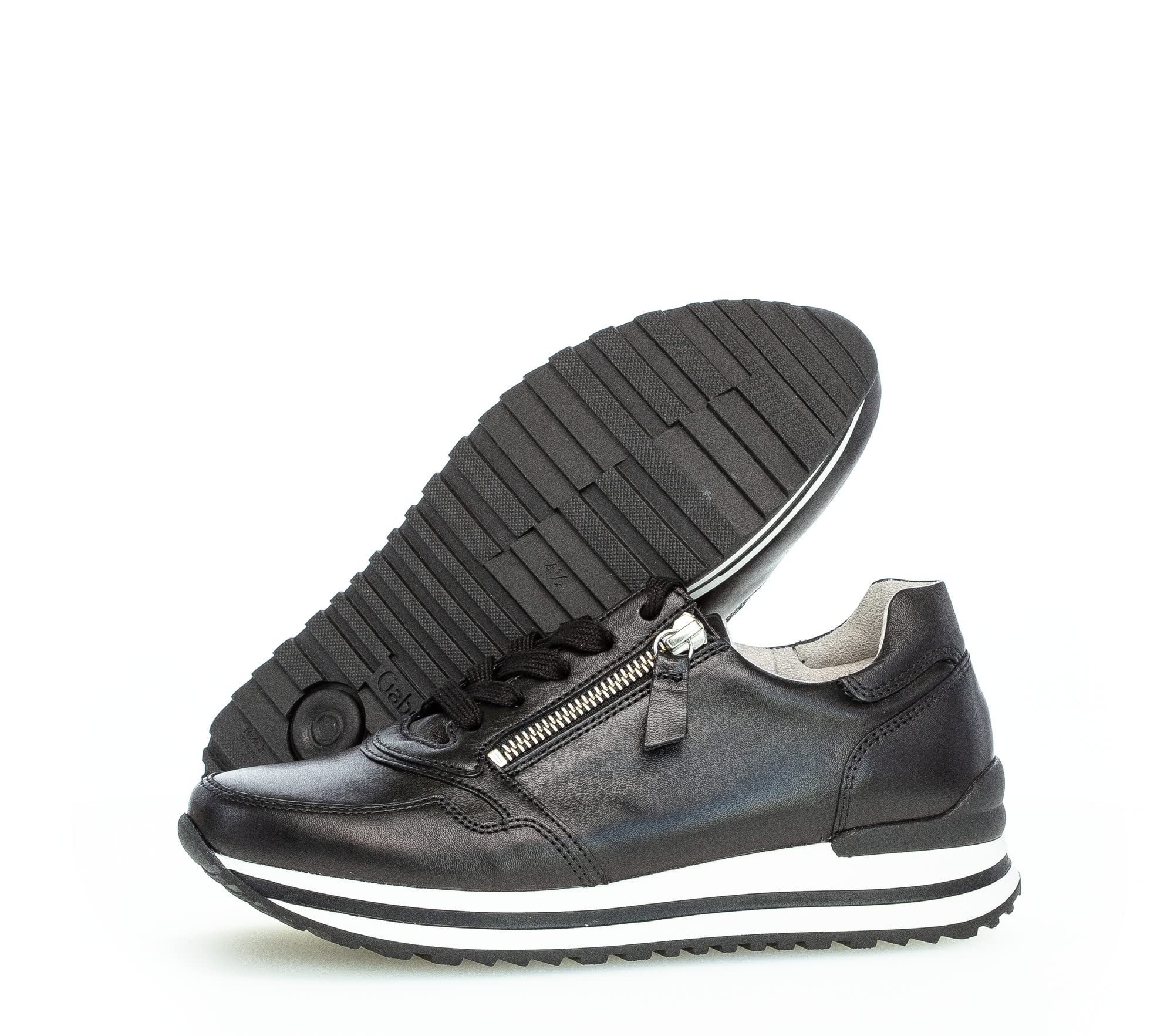Gabor Damskie buty typu sneaker, sandały damskie, czarny 27, 37.5 EU Weit