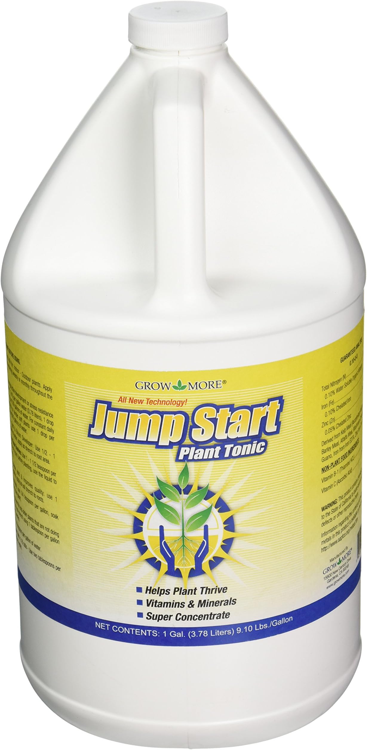 Grow More 7437 Jump Start Plant Tonic, 1-Gallon