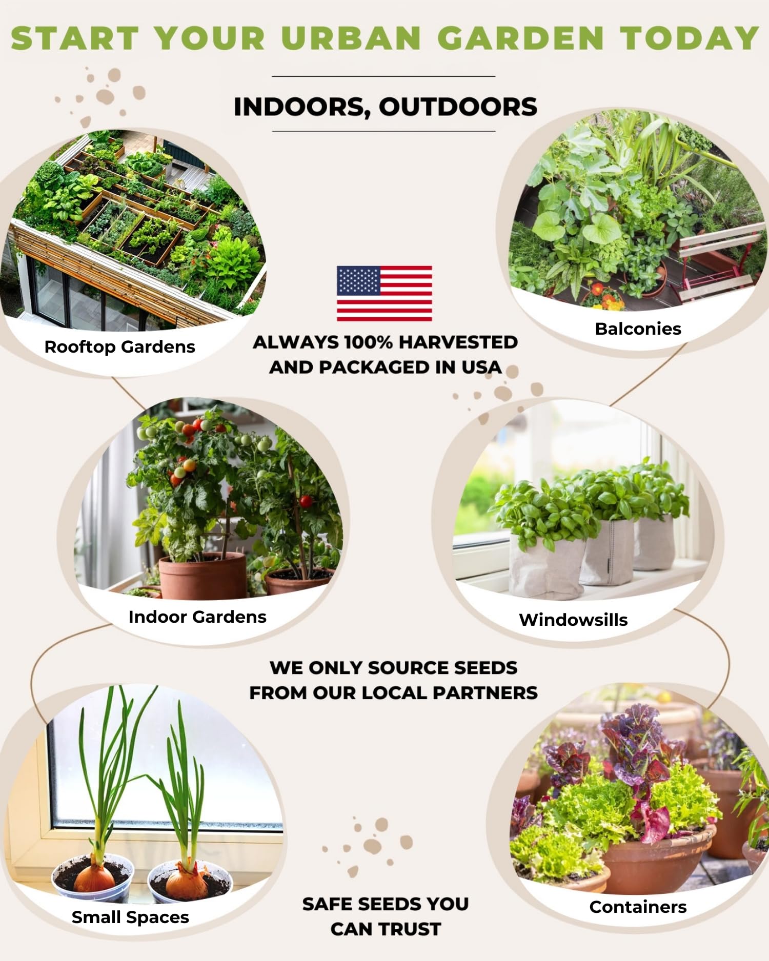Amazon.com : Tactiko Survival 15 Vegetable Seed Kit Varieties for Small Urban  Garden, Balconies & Patios - Non-GMO, Heirloom - Popular USA-Grown Dwarf  Seeds for Planting Vegetables - Indoor, Outdoor : Patio,