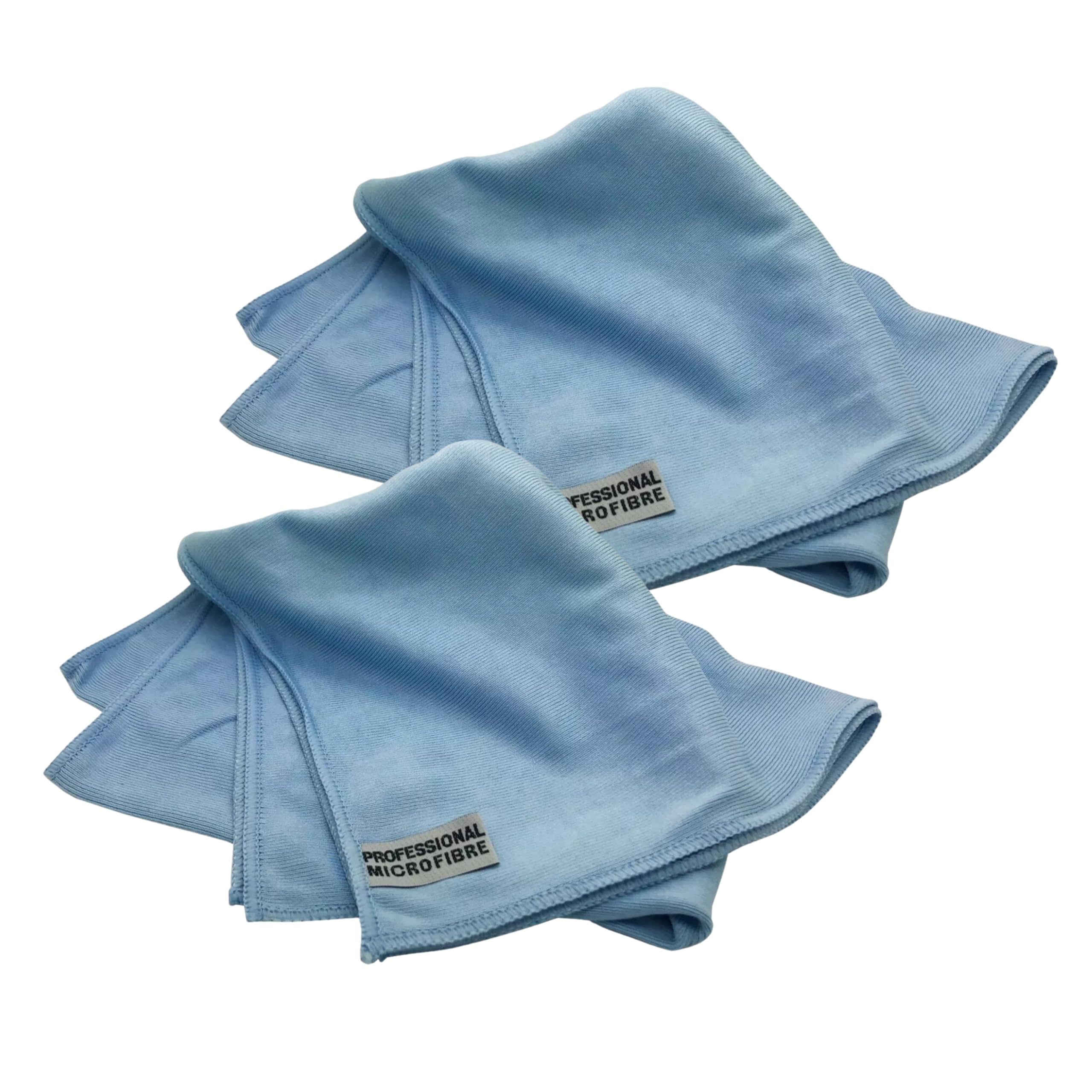 Tek Automotive Blue Twin Pack Giant Glass Microfibre Cloths – 50X80cm, Streak-Free, Lint-Free Glass Cleaning Cloth, Glasses Cleaner, Car Window Cleaner, Durable & Machine Washable Extra Large