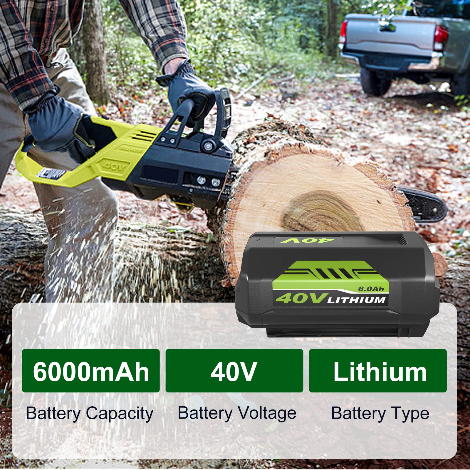 Ryobi Battery Charger 40 Volt Ryobi Battery Dosctt 6000mAh OP40601