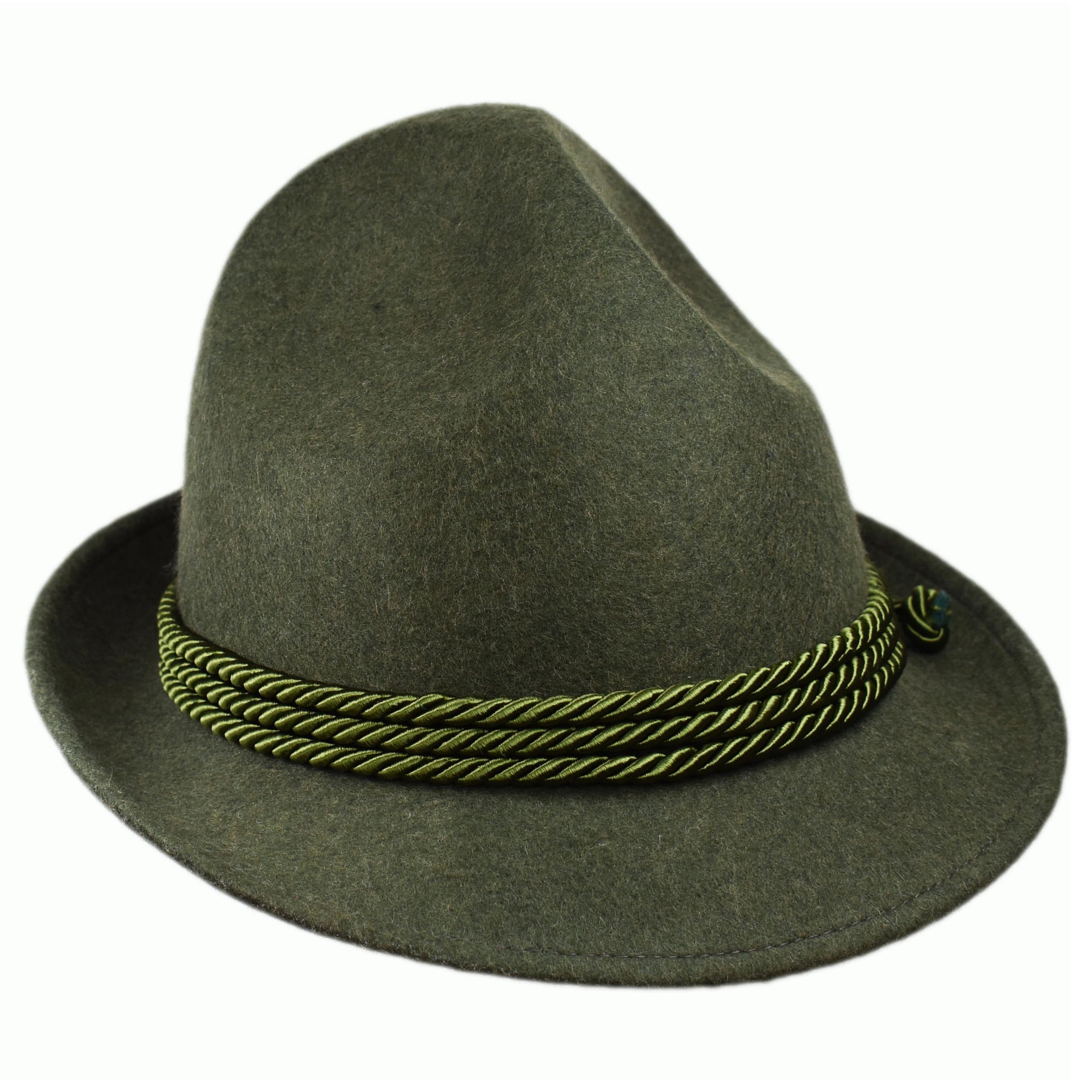 Melegari Cappello Tirolese da Montagna | Dreispitz Innsbruck | Cappello da Pastore | Contadino e Cacciatore | Loden Hut | Cappello Tradizionale