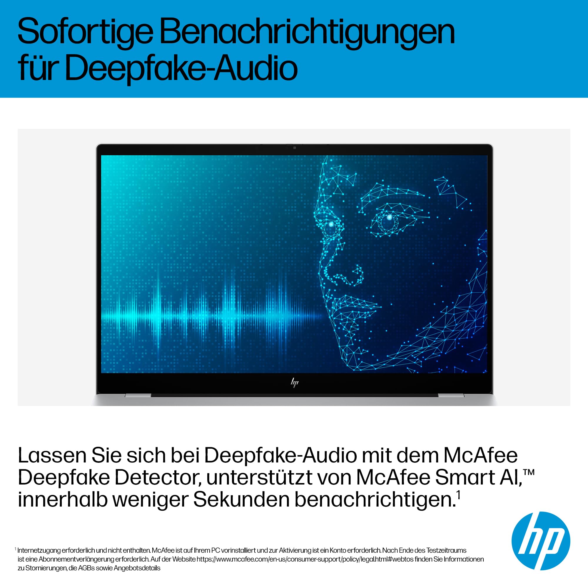 HP OmniBook X Flip 2-in-1 Laptop (17.3 Zoll FHD-Touchscreen, Intel Core Ultra 7, Copilot+, 16GB RAM, 1TB, Win11, QWERTZ) - Silber