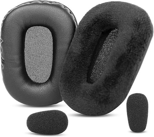 B450XT - Almohadillas de repuesto compatibles con Blue Parrot B450-XT B450xtB550-XT con cancelación de ruido, almohadillas de piel y terciopelo