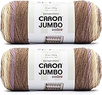 Vista 11 de Caron Hilo blanco de una libra, paquete de 2 unidades de 16 onzas, acrílico, 4 medianos (peinado), 812 yardas, tejido/ganchillo