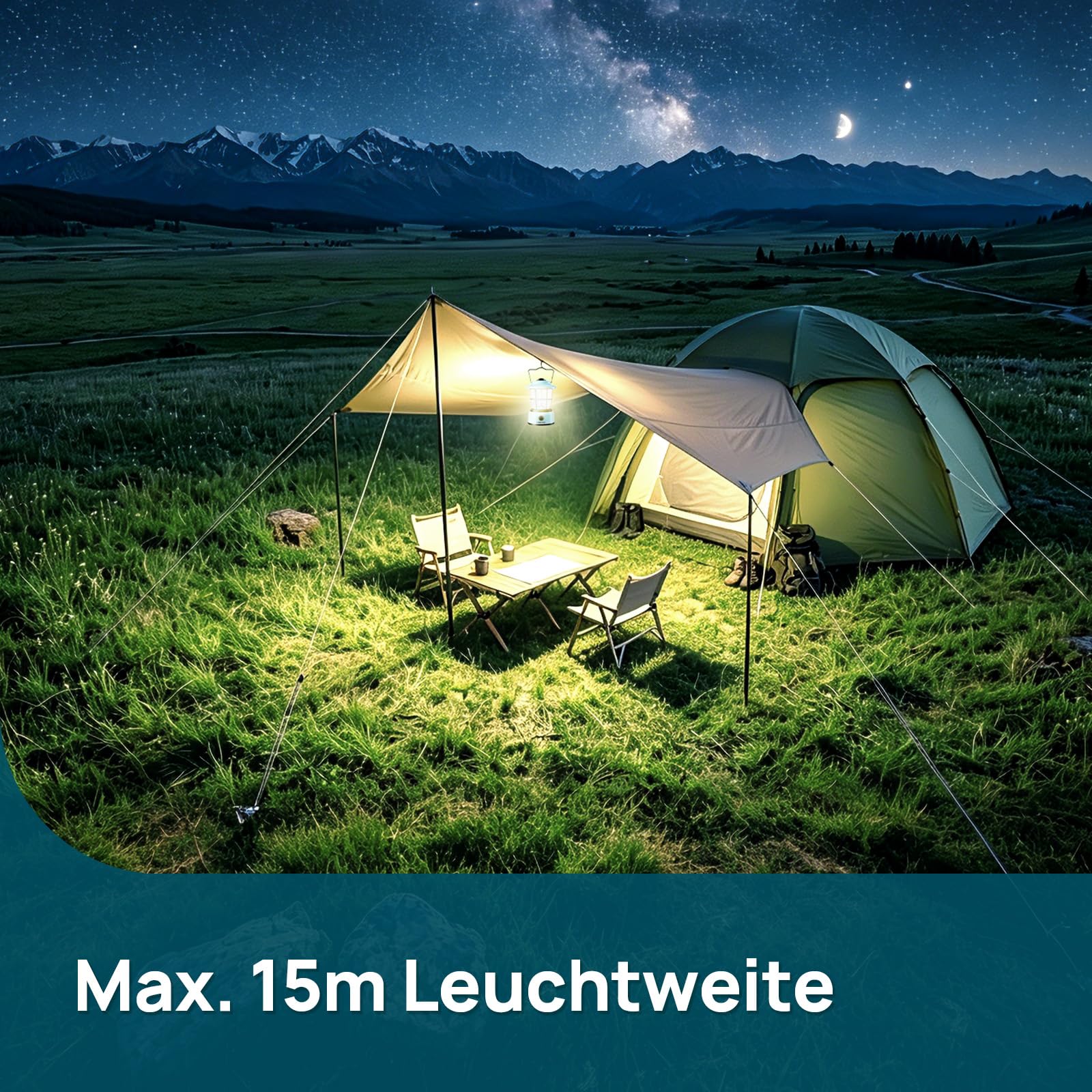 Linkind LED Campinglampe USB C Wiederaufladbare Camping Laterne Kalt&Warm 2-Farbe Zeltlampe Eingebaute 3600mAh Akku Notfallleuchte für Camp, Wandern, Stromausfall, Notfall 2 Stück