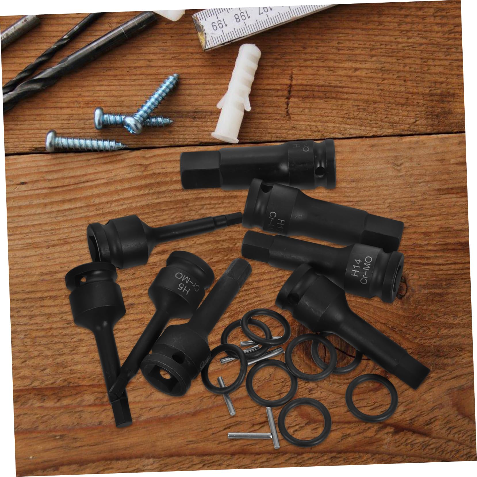 Mobestech 1set Bussole Esagonali Accessori Per Avvitatori Pneumatici Leggeri e Resistenti Facile Da Trasportare e Precisi Per Professionali