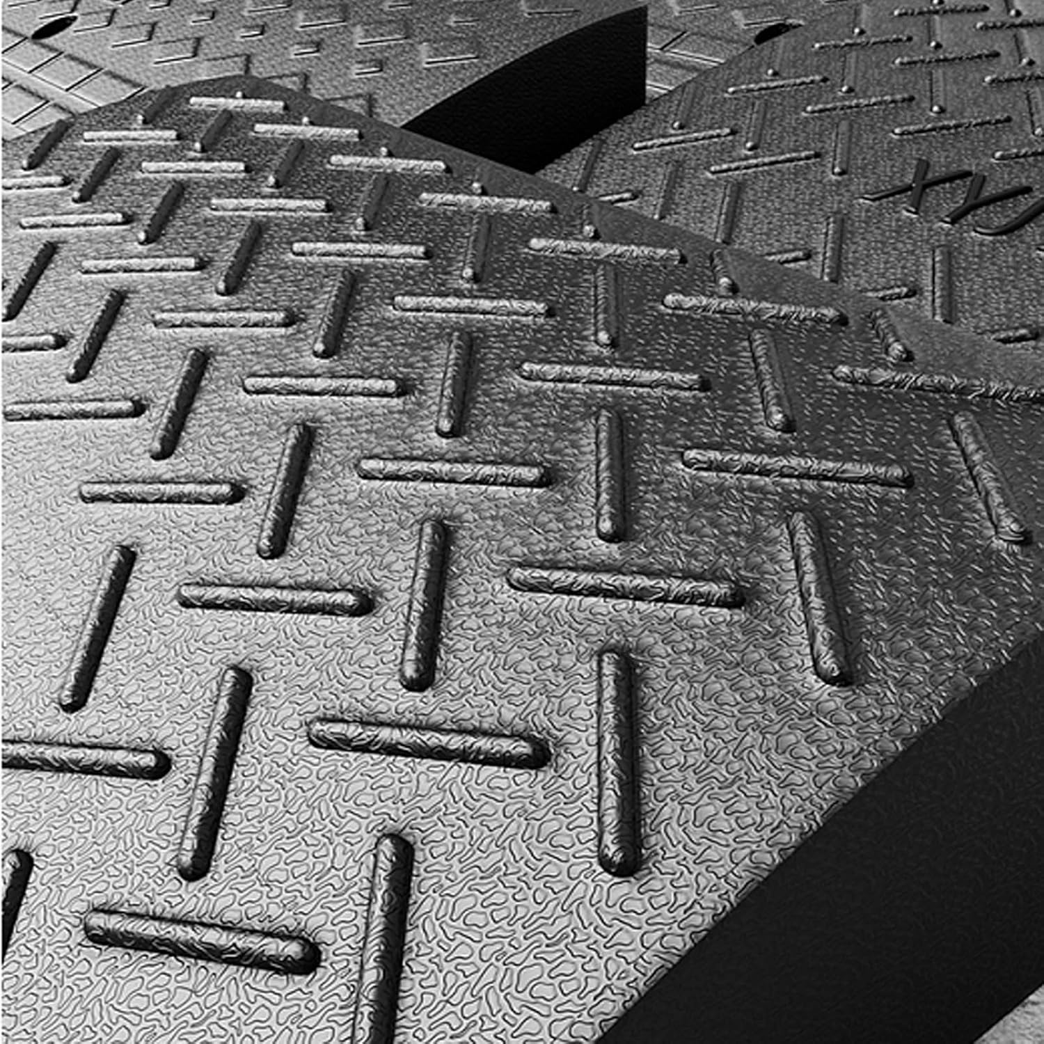 Household step wheelchair ramp, portable curb ramp, dog-specific ramp, household step wheelchair ramp, sturdy and durable, strong load-bearing, with screws, suitable for garages, steps,roads,hospitals