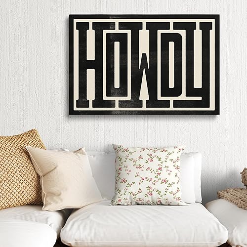 Miniatura 3 de GUBIYU Preppy Pictures - Lienzo decorativo moderno para pared, decoración de habitación preparada, arte de pared, cuadros en blanco y negro, póster