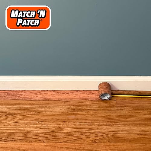 Miniatura 4 de Match N Patch Cinta de reparación de grano de madera realista arce de trigo