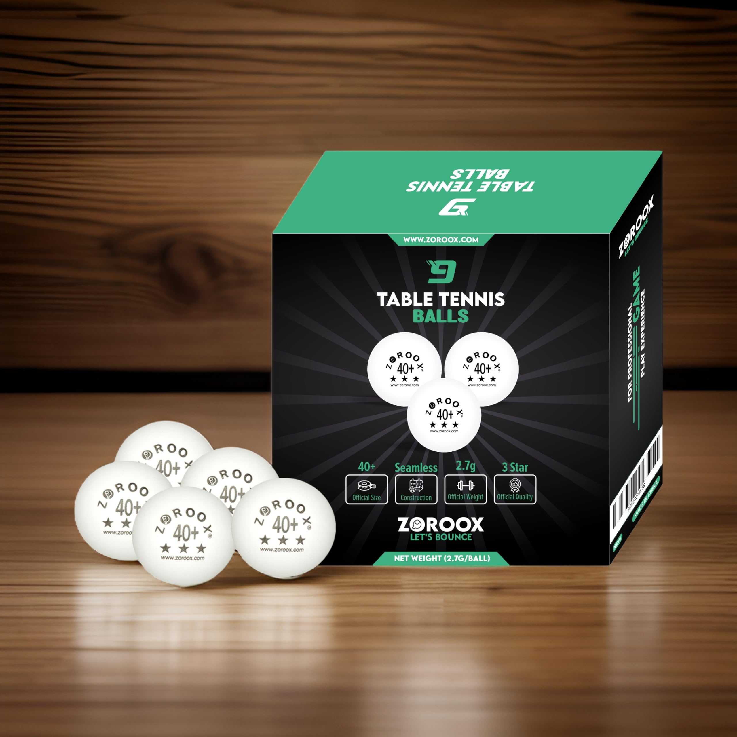 Pelotas de tenis de mesa de 3 estrellas de alto rendimiento, paquete de 9, 18, 36 o 72, naranja o blanco, más de 40 pelotas de ping pong ABS de grado competitivo 5