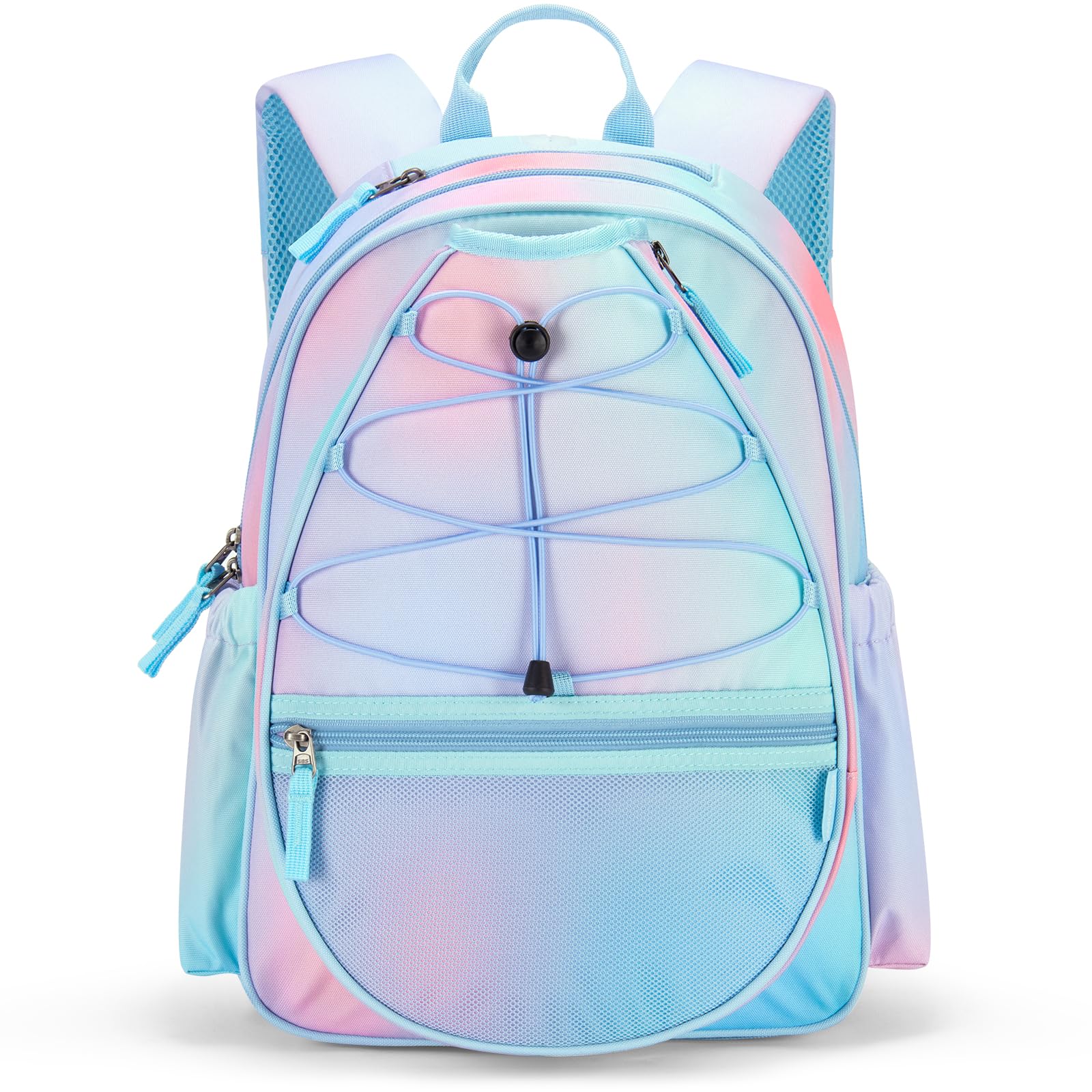 Choco Mocha Tennisrucksack Kinder Tennistasche für Mädchen Sportschlägertasche Teenager Rucksack 16 Zoll, Blau