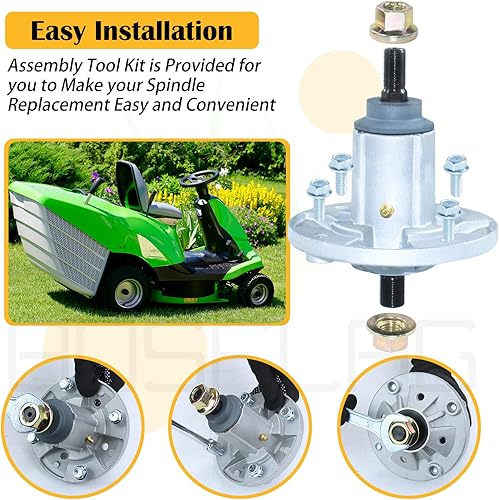 Vista 16 de GY21099 - Kit de husillo reemplaza John Deere D170 Husillo John Deere E180 Husillo LA175 Husillo GY20867 GY20592 para John Deere LA175 G110 190C