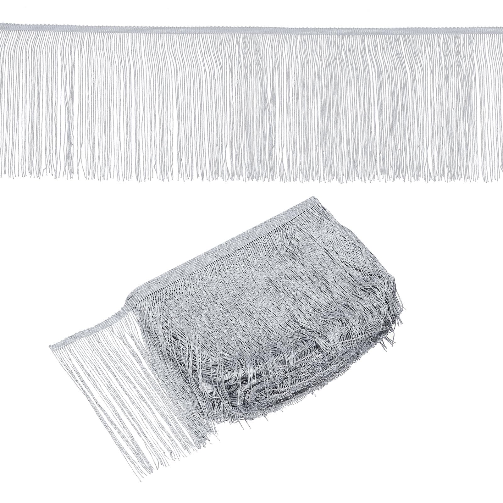 PATIKIL Gray Fringe Trim