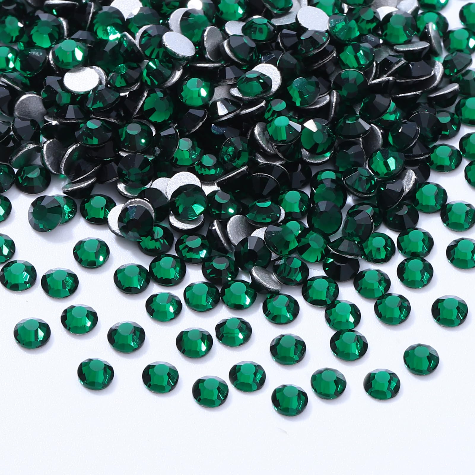 2880PCS Green SS8 Flatback Rhinestones(2.3-2.5mm)