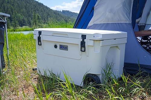 Miniatura 3 de Blue Coolers Ark Series 100-110 cuartos de galón, enfriador de hielo moldeado roto  Gran hielera de hielo que sostiene el hielo hasta 10 días