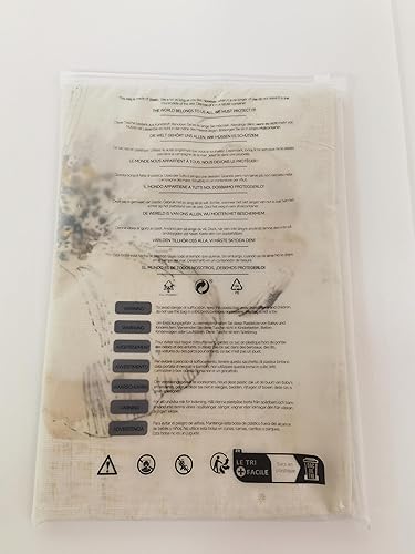 Miniatura 7 de Fundas de almohada de granja de 20 x 20 pulgadas, juego de 2 fundas de almohada cuadradas modernas, fundas de almohada decorativas de lino a rayas