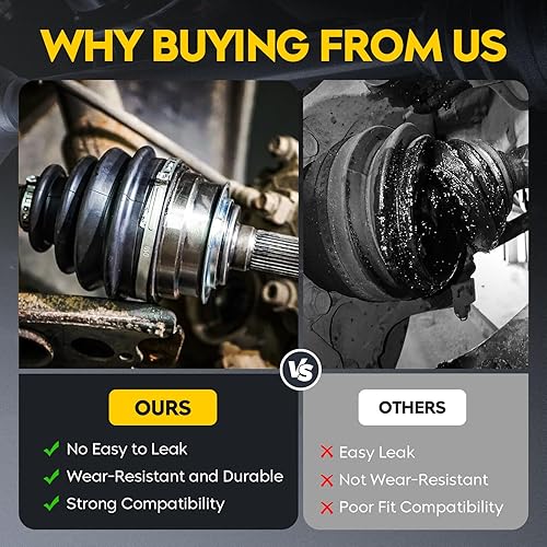 Miniatura 3 de Eje CV delantero izquierdo para Can-Am Commander 800R 1000 1000R (DPS MAX X XT XT-P LTD) 2011-2020 1 unidad delantera izquierda engrasada 4340 acero